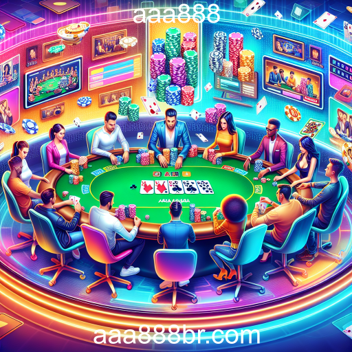 A emoção do Poker Online no aaa888